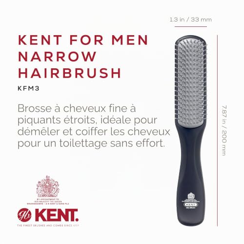 Kent for Men Brosse plate 9 rangées pour hommes – vue 2