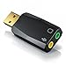 Produktbild CSL - Externe USB Soundkarte mit Virtual Surround Sound, Plug and Play