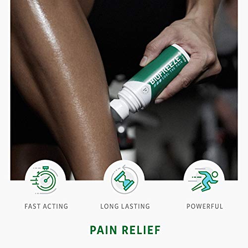 Biofreeze Roll On Pain Relief, Knee & Lower Back Pain Relief, Arthritis Pain Reliever, Sore Muscle Relief, Neck Pain Relief, Cooling Joint Pain Relief, FSA Eligible, Menthol Gel 2.5 Fl Oz - Image 4