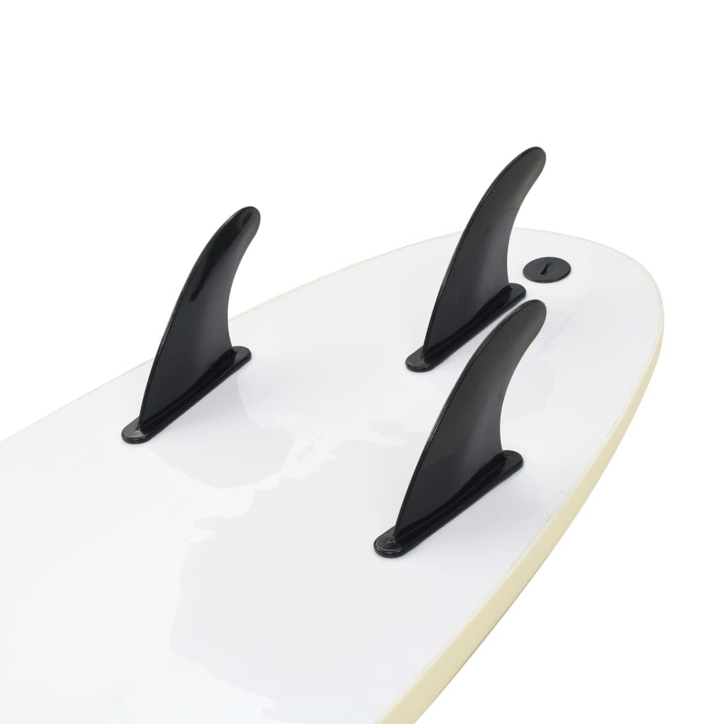 Genérico Tabla de Surf Azul y Crema 170 cm,Deportes,Actividades al Aire Libre,Deportes acuáticos y navegación Deportiva,Surf,Tablas de surf-91687