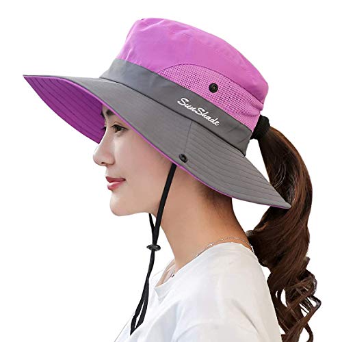 Sun hats for women beach hat ponytail hat womens sun hat with pon…
