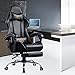 LUCKRACER Silla Gaming Escritorio con Reposapiés Oficina Cojín Lumbar para Masaje Reposabrazos...