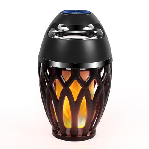 Ailanxin Outdoor Bluetooth Speakers, Wireless Speaker with LED Flame Speaker,Ipx5 Waterproof Design,...