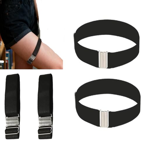 2 Stück Oberschenkel Strumpfgürtel,Strumpfhalter Damen,Strapse,Verstellbares Strumpfband Mit Schnallenverschluss,Hohe Elastizität,Sexy Strapshalter...