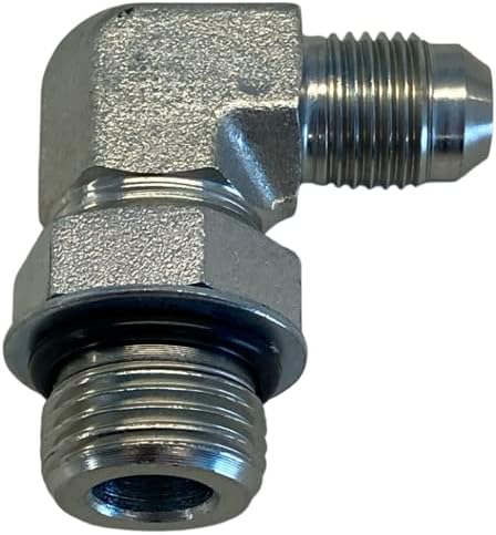 Adaptador hidráulico JIC macho de 12 pulgada a 12 pulgada macho de junta tórica Boss (par) - Manguera hidráulica y adaptador de montaje