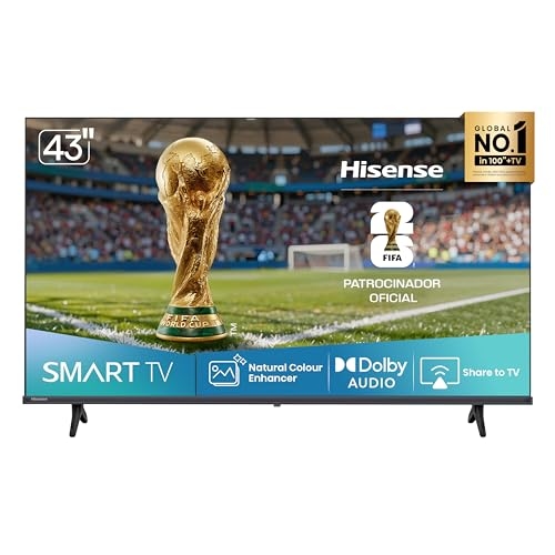Hisense Smart TV FHD 43" Polegadas 43A4NV com HDR10, DTS Virtual X, Compatibilidade Alexa ...