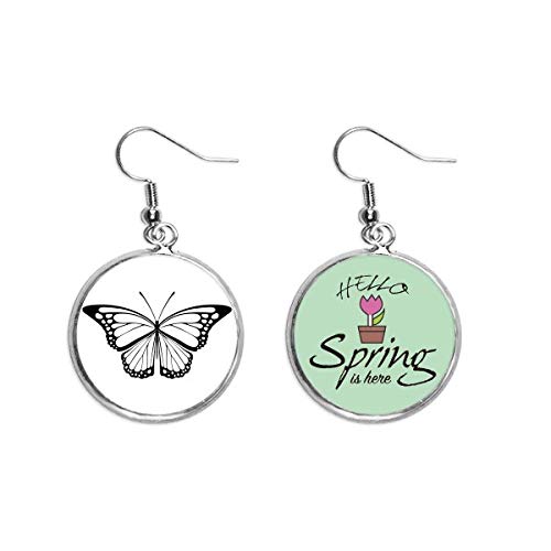Pendientes de mariposa negra ligeros: solucionan tus looks de primavera