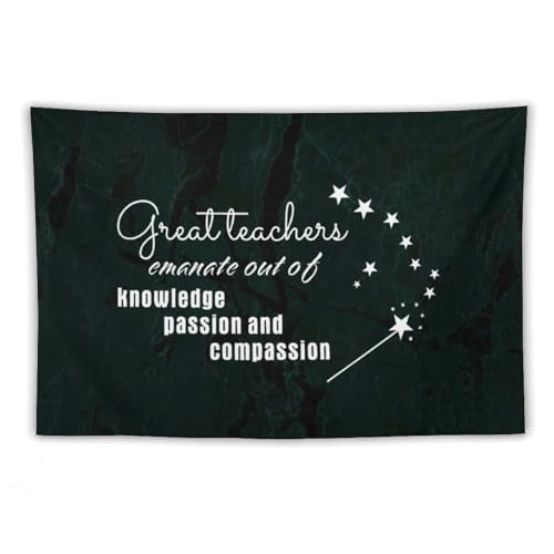 Tapisserie murale Yelolyio cadeau enseignant original pour bureau et maison