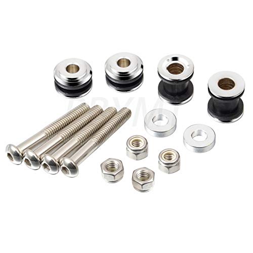 Pbymt Detachable Sissy Bar Backrest Docking Hardware Kit Compatible For Harley Sportster Xl 883 1200 2004-2023 #TOP1