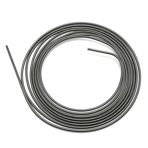 Hoypeyfiy 5 m Bremsleitung Durchmesser 4,75 mm, 20 Schrauben und 10 Verbinder, 3/16 Zoll Bremsleitungssatz für Bördelgerät