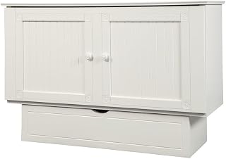 Creden-ZzZ Queen Murphy Bed in Cottage White