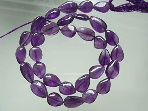 Améthyste violette naturelle véritable : finis les reflets ternes avec ces perles briolettes - 2