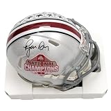 Ryan Day Autographed Ohio State 2024 National Championship Mini Helmet Beckett - Autographed College Mini Helmets