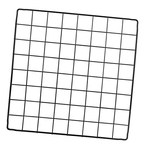 Leefasy Portable Panel Cage Fence Metal Wire Guinea Pig, Black General Grid