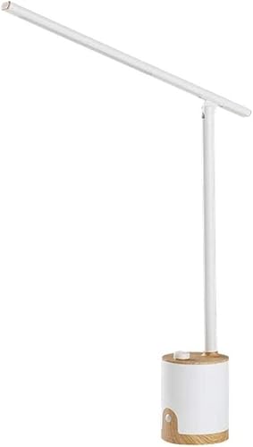 ACXXEL Desk Lamp, Dimmable Folding Table Lamp - USB Charging Port,Rechargeable,Infrared Sensor Switch Light,Knob Stepless Dimming,LED Flexible Table