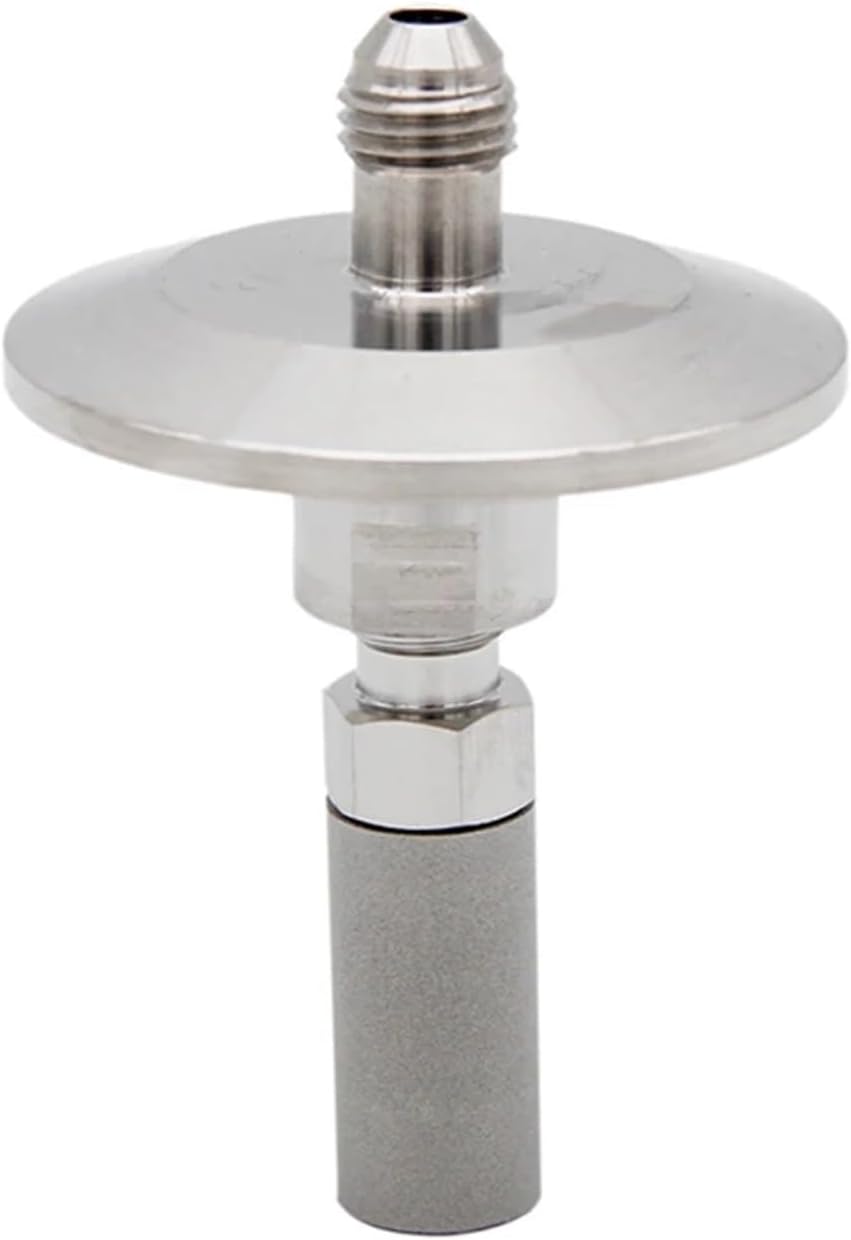 Brewing Equipment 1.5" TC x 1/4" MFL 0.5/2 Micron Homebrew Diffusion Stone, Oxygen Stone, Kegging Homebrew Brewing Equipment(2.0 Micron)