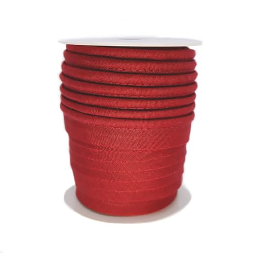 TEXTEX = Piping for Sewing Decoration, and Crafts. Composition 50% Cotton and 50% Polyester. Total Width of 15mm, Cord of 5mm