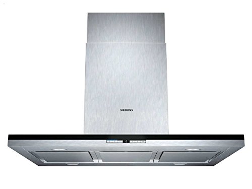 Siemens LF91BB552 - Cappa isola, 90,0 cm, potenza della ventola di 710 m3/h garantisce aria fresca durante la cottura/acciaio inox