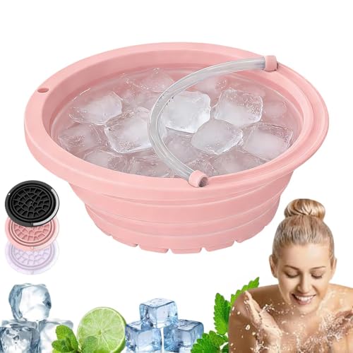 Bol de hielo facial plegable para refrescar tu rutina matutina en casa o de viaje 5