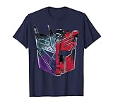 transformers prime commander class optimus prime 20HBTG00051A-001 Transformers: War For Cybertron Decepticon Autobot Split Maglietta