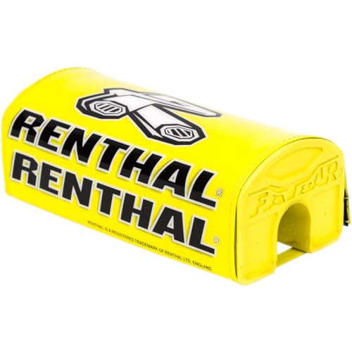 Mousse guidon Renthal Fatbar jaune moto 28mm idéale pour le motocross et l'enduro
