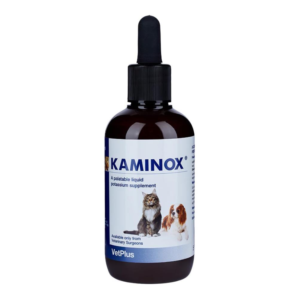 VetPlus KAMINOX Liquid Potassium Supplement for Dogs and Cats | 60ml Bottle