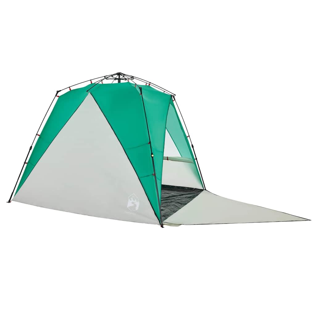 Tenda da spiaggia per 2 persone, con sistema di sgancio rapido, impermeabile, con borsa per il trasporto, verde mare