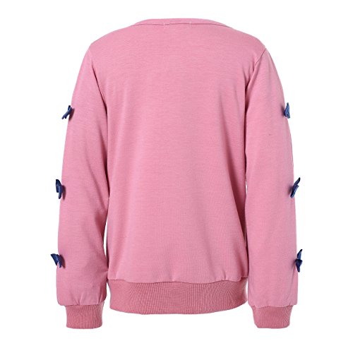 Richie House Little Girls' Sweet Knit Cardigan with Bows Size 2-8 Rh21822