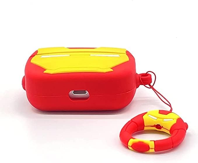 Image of Airpods Pro 2 Protective Liquid Silicone Case for AirPods (Ironman)