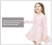 Lilax Little Girls' Knit Long Sleeve Button Closure Bolero Cardigan Shrug 9 Pink