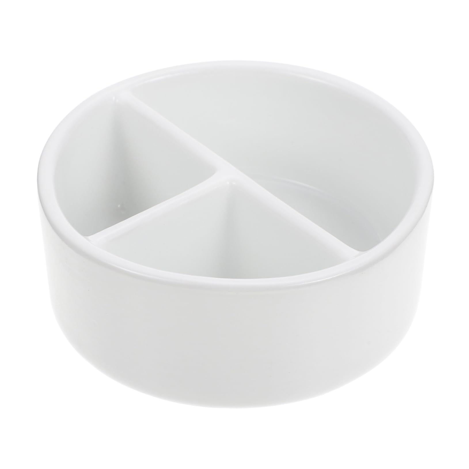 Rince-pinceaux céramique grande capacité UKCOCO récipient blanc de lavage pour pinceau de calligraphie