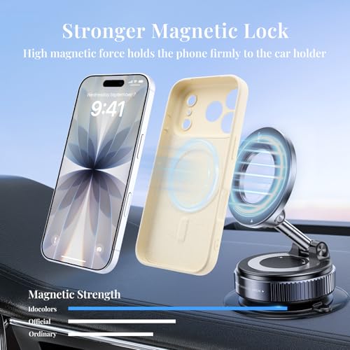 Coque silicone iPhone 17 Pro Max blanc premium avec étui magnétique - 2