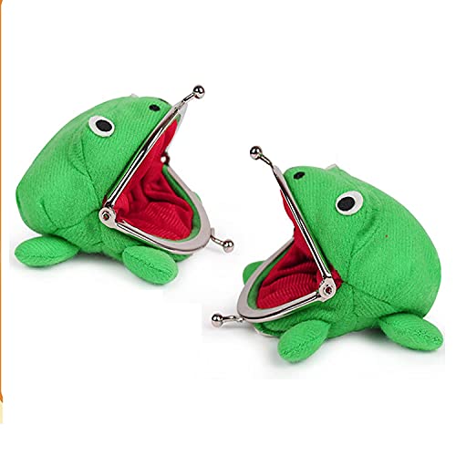 Image of Store2508 Plush Frog Coin Purse and Cosplay Wallet