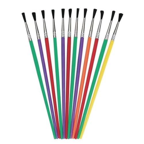 Rocky Mountain Goods Classic Kids Paintbrush Set - 12 Craft ...