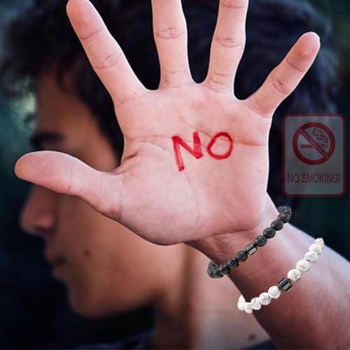 Smoking Cessation Bracelet for Women Men Quit Smoking Bracelets Anti smoking Bracelets for Women Men Quit Vaping Aid Bracelet2