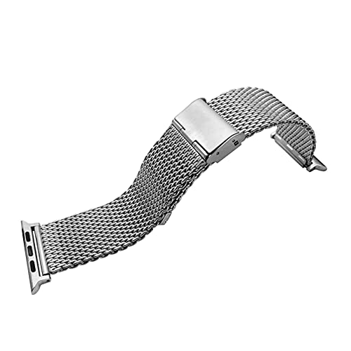 Correa de acero inoxidable eslabones pulsera de metal eslabon intercambiable para 38mm