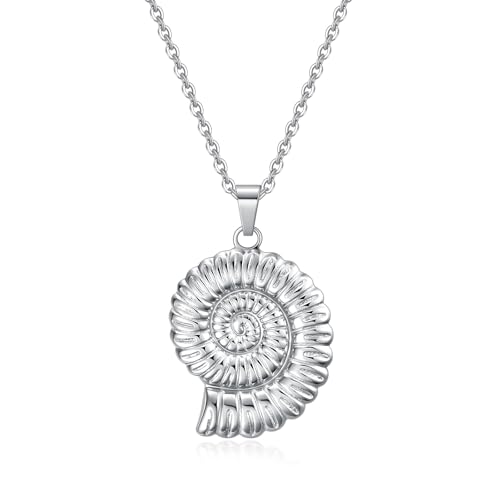 Shell and Starfish Pendant Necklace