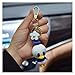Produktbild Caigaodz Cartoon Schlüsselbund Netter Mickey Minnie Schlüsselanhänger Karikatur-Donald Duck Puppe Schlüsselanhänger for Frauen-Beutel-Charme-Anhänger Auto-Schlüsselring Kinder Spielzeug Geschenke