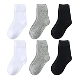 hakugoo Boys Socks Kids Crew Socks Girls Dress Socks...