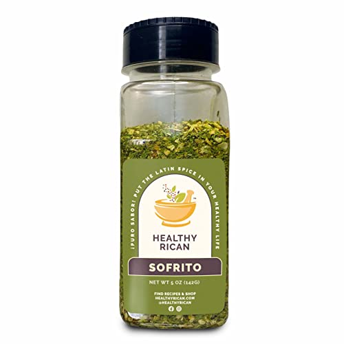 Healthy Rican Adobo Sazon Sofrito Spice Herb Seasoning Mixes Non Gmo No Msg Preservatives Artificial Flavors Gluten Free Diabetes Low Sodium Keto Friendly Whole 30 Approved (Sofrito)… (Large) #TOP11