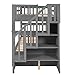 Harper & Bright Designs Twin Over Twin Bunk Bed with Stairs & Guard Rail, Twin Size with Storage Drawers, Wood Frame for Bedroom, Dorm, Kids, Teens, Adults (Gray)