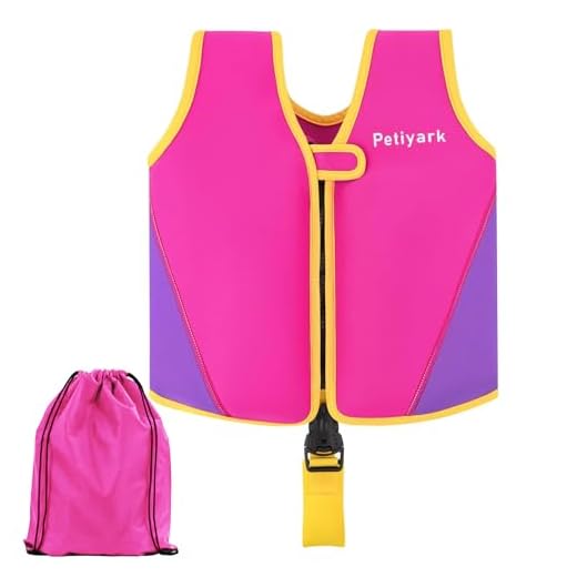 Petiyark Chaleco de Flotación, Añade Flotabilidad a la Natación, Ayuda para que Niño Pequeños de 3 a 6 Años Naden con Confianza