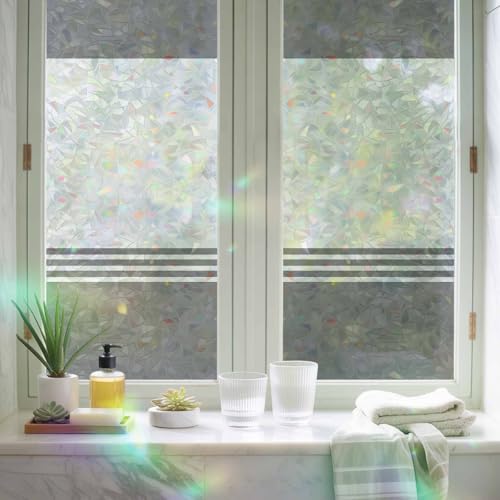 Película Decorativa para Ventanas Rainbow, Gris, 20x39 pulg miniatura 5