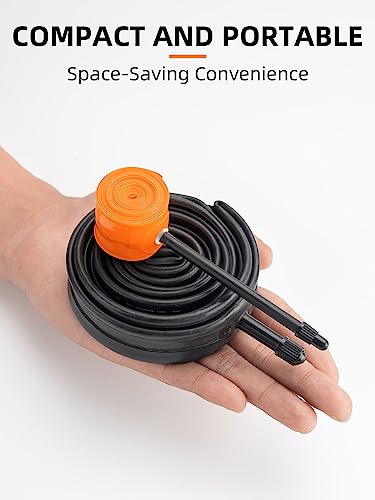 ROCKBROS 24g/35g Ultralight TPU Inner Tube 700 x 18-32C Bike Inner Tube Lightweight with 65mm/85mm Valve Road Bicycle Tire 28'' 701C - Image 2