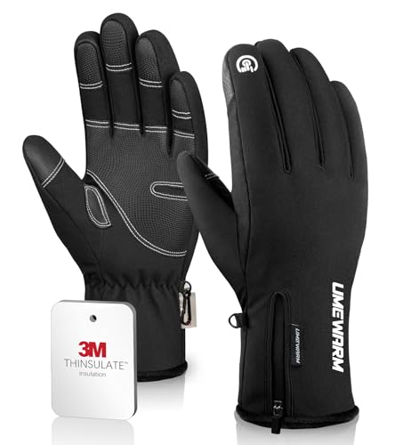 UMEWARM -10℉ Waterproof Winter Gloves Men, Touchscreen Fingers Snow Ski Gloves...