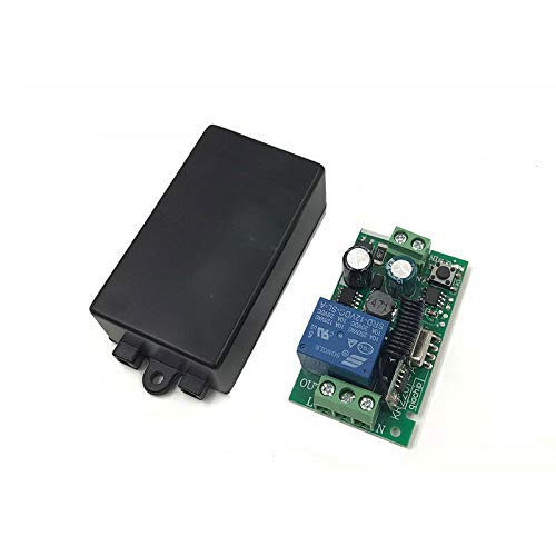 PRAV® New 1x RF 433Mhz Remote Control Switch 433 MHz 1 CH Relay Receiver Module Tool