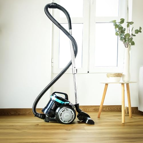 Cecotec Aspirador de Trineo sin Bolsa Conga Rockstar Cyclonic Plus. 800W, Depósito Gran Capacidad 2L, Filtro HEPA, Incluye un Tubo Telescópico Metálico Ajustable y Accesorios para Muebles y Esquinas - imagen 8