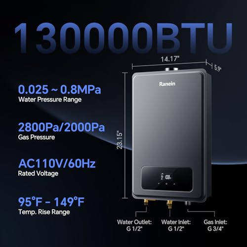 Ranein Natural Gas Tankless Water Heater thumb #4