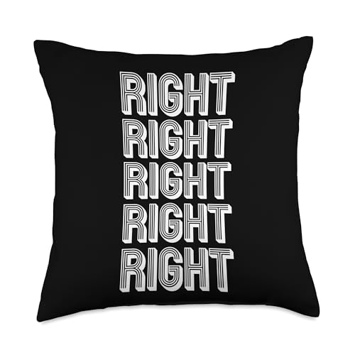 Right Throw Pillow