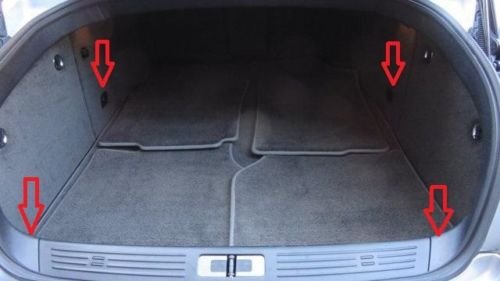 Filet de coffre Bentley Continental bloquer objets coffre 2004 à 2018
